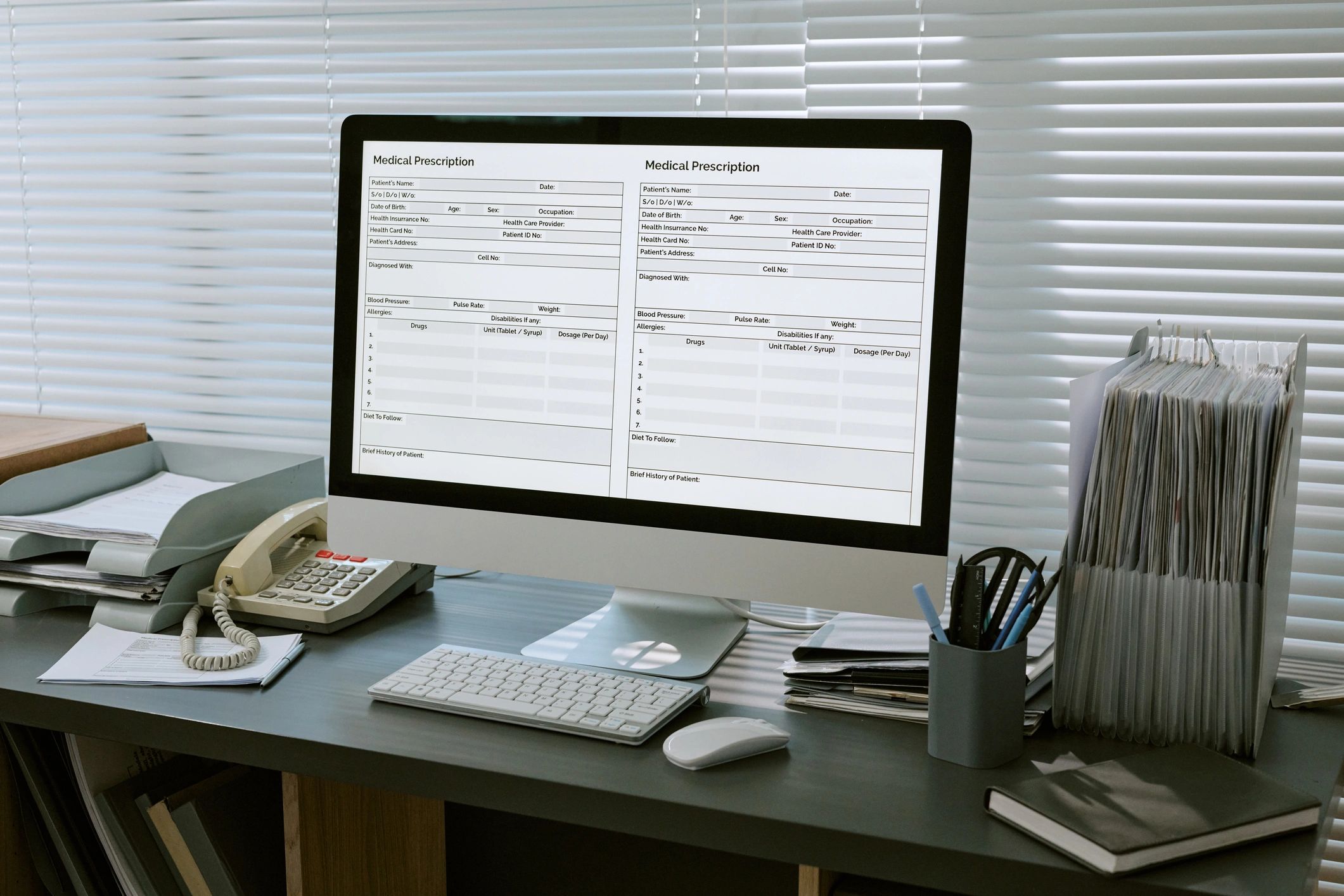 Gestión digital de documentos y formularios médicos