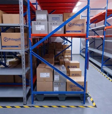 Área de almacenamiento farmacéutico certificado BPA en FACOSAL
